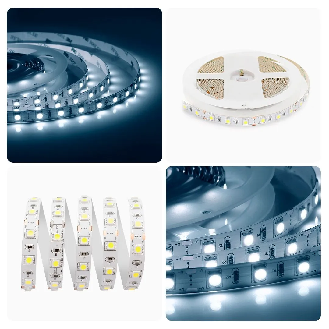 Лента светодиодная СТ smd5050 60д/м 12В 6500К IP20 5м Apeyron - Фото 8