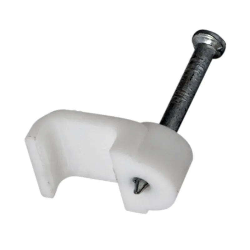 Крепеж кабеля плоский 8х3 мм, белый (50 шт/уп) REXANT 07-4207