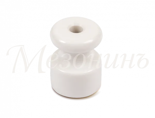 Изолятор искусственная керамика, цвет- белый, ТМ"МезонинЪ", (50шт/уп). GE20025-01