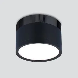 Светильник светодиодный накладной акцентный DLR029 10W 4200K черный матовый/черный хром Elektrostand a040667