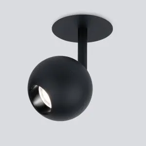 Светильник светодиодный встраиваемый черный 9925 LED Elektrostandard a053735