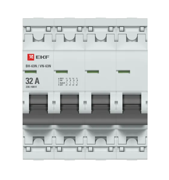 Выкл. нагрузки 4P 32А ВН-63N EKF PROxima
