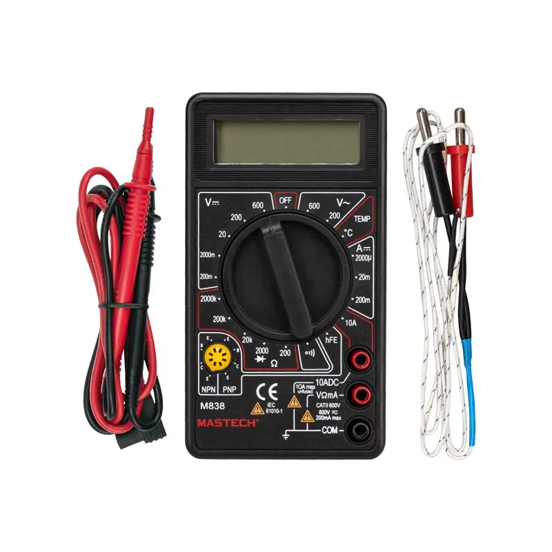 Портативный мультиметр M838 MASTECH - Фото 4