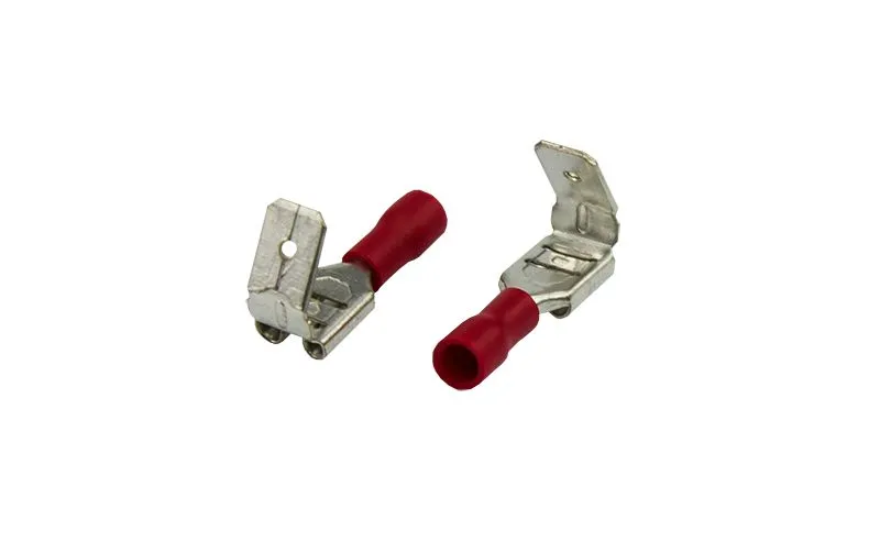 Клемма плоская изолированная РПи-О 1.5-(6.3)/РпИо 1.5-7.5 гнездо 6.6 мм + штекер - 6.3 мм 0.5-1.5 мм² REXANT