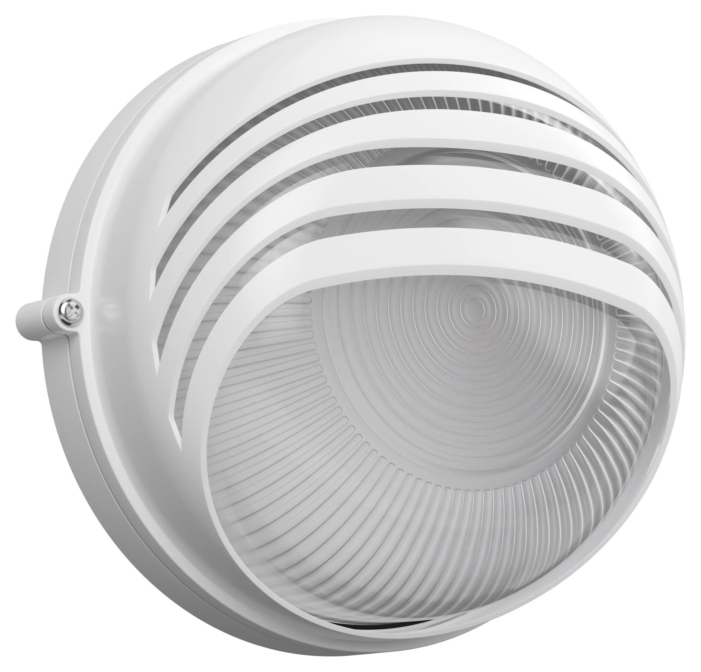 Светильник НПП1307 круг ресничка 60Вт IP54 белый IEK LNPP0-1307-1-060-K01