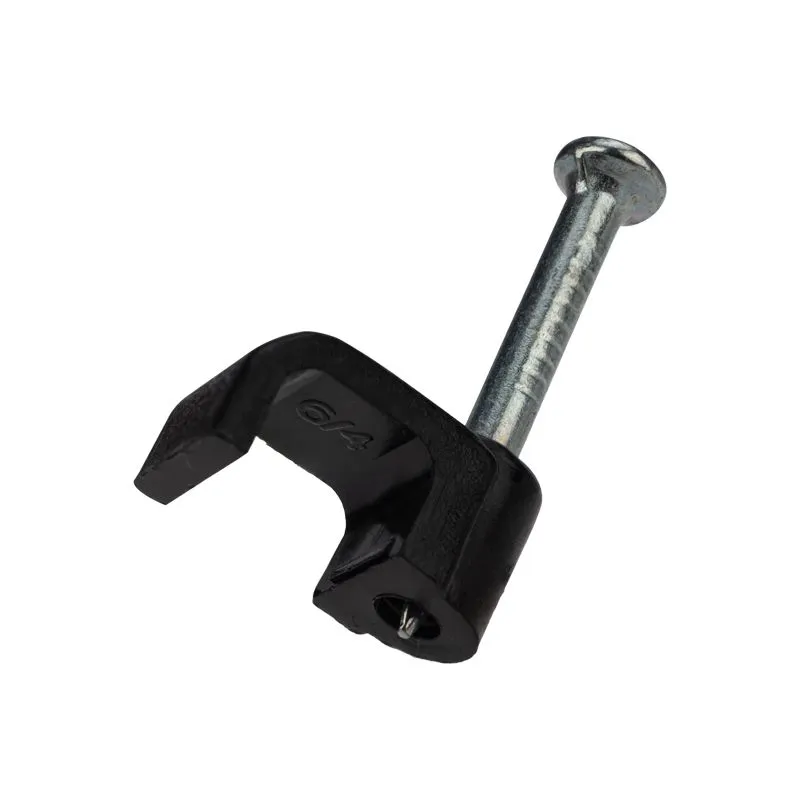 Крепеж кабеля плоский 6 х 4 мм, черный (упак. 50 шт)  REXANT - Фото 3