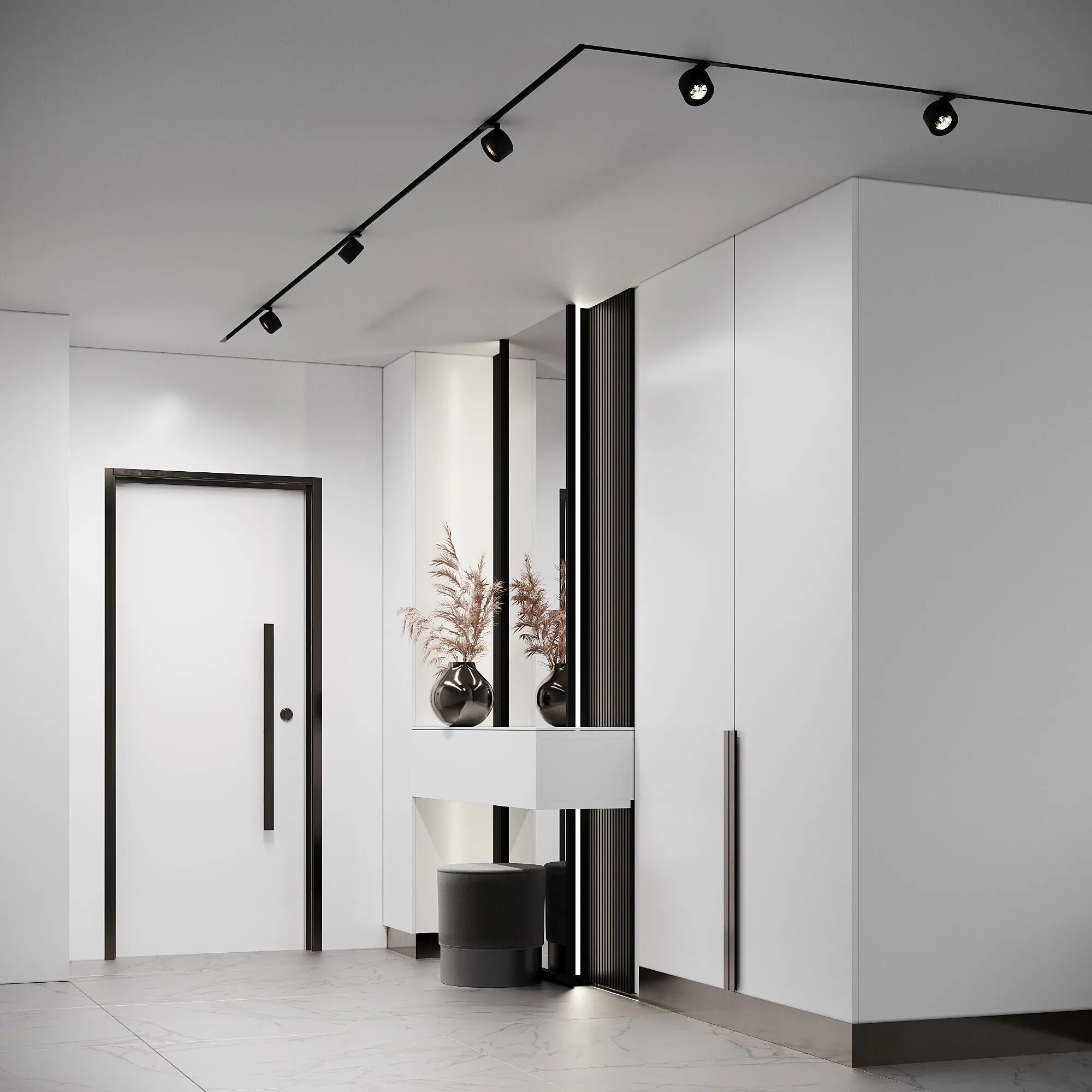 Slim Magnetic Трековый светильник 10W 4000K Stens (чёрный) 85198/01 - Фото 4