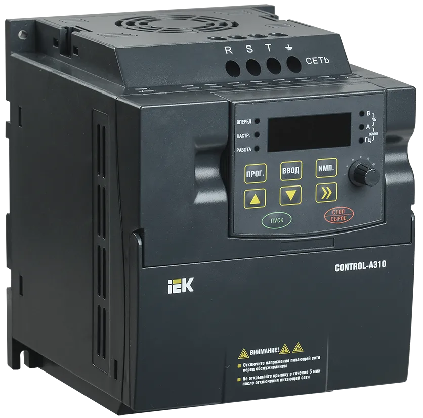 Преобразователь частоты CONTROL-A310 380В 3Ф 1,5кВт 3,7A IEK