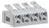 Клемма пружинная соединительная КСПз4-2L+N+PE IEK UKZ-B06-4P-F0-E1-10