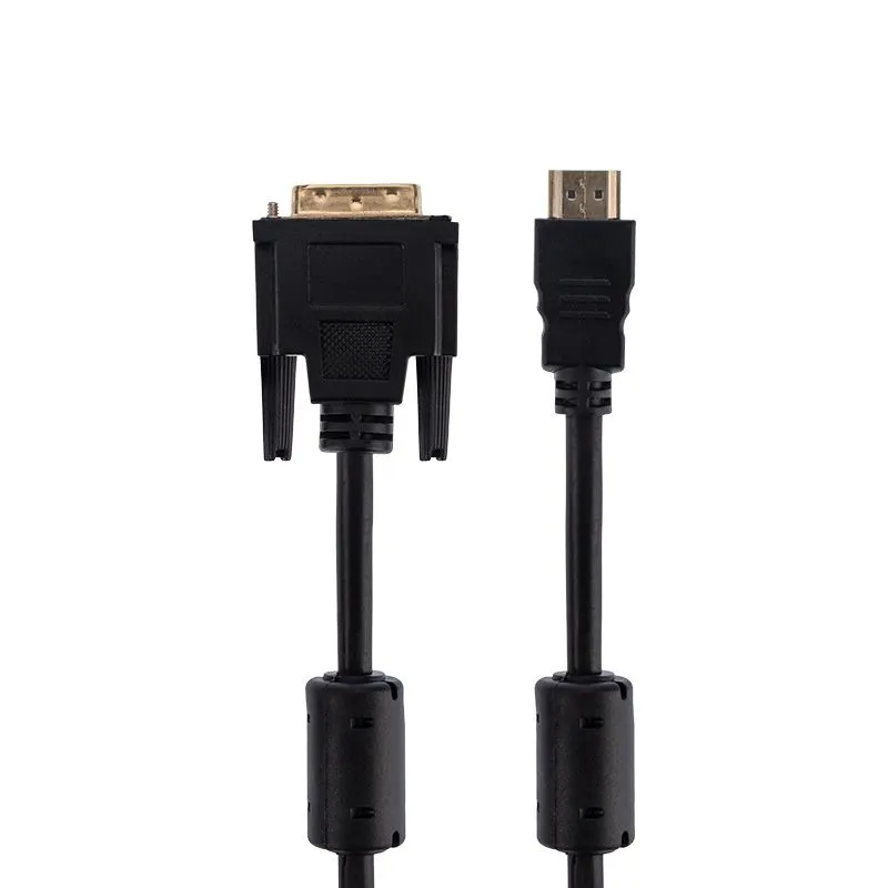 Шнур HDMI - DVI-D, 1,5м, Gold, с фильтрами REXANT - Фото 2