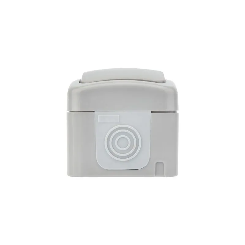 Переключатель проходной Mini OG IP54 о/у, серый KRANZ - Фото 3