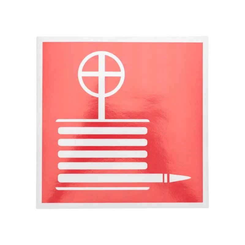 Наклейка знак пожарной безопасности «Пожарный кран» 150х150 мм REXANT 56-0055-1