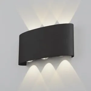 Светильник светодиодный уличный настенный 1551 TECHNO LED TWINKY TRIO черный 1551 TECHNO LED черный  a049671