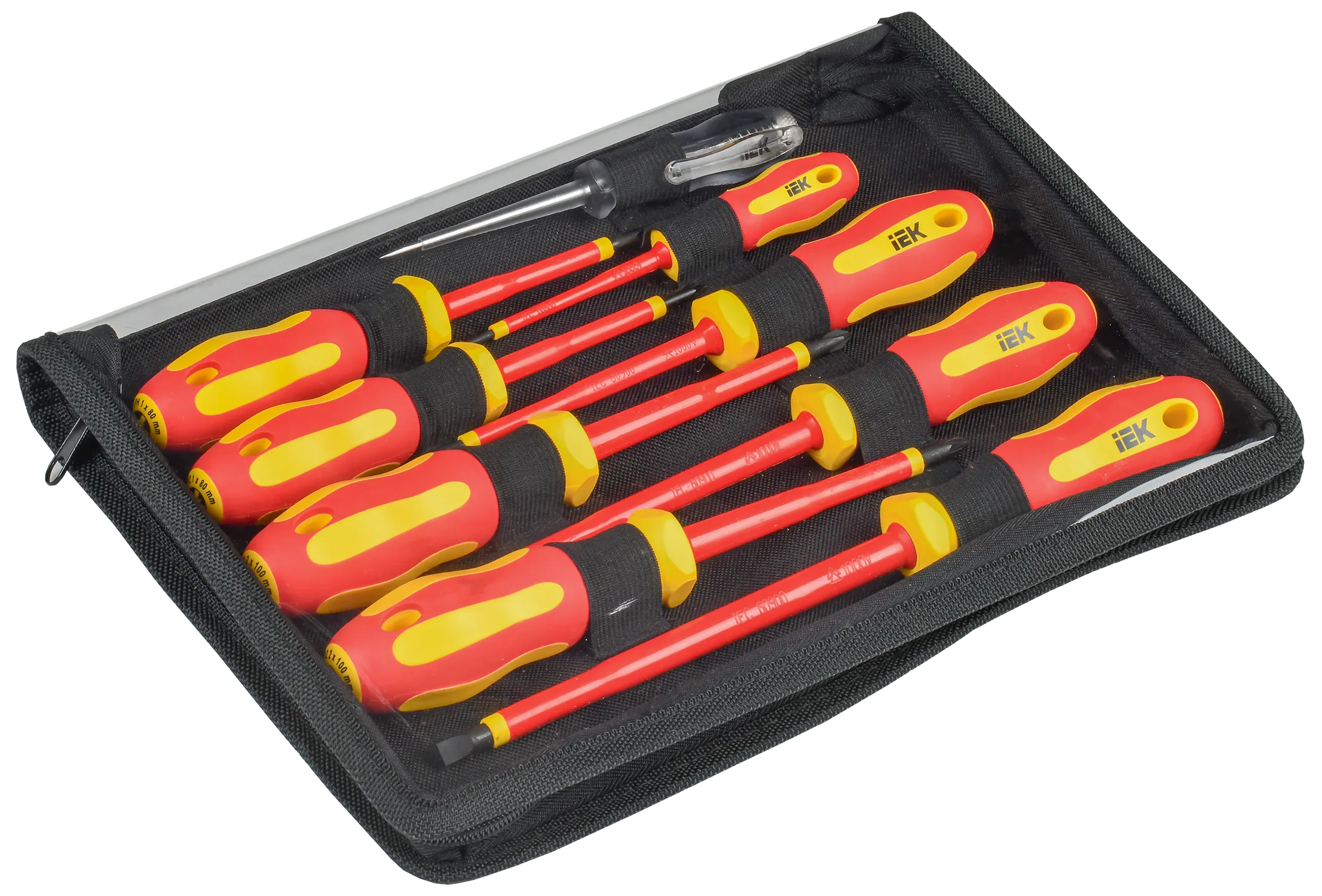 ARMA2L 5 Набор отверток диэлектрических Т2 9шт IEK A2L5-NS30-T2-09