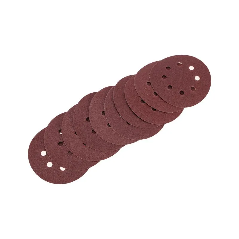 Диск абразивный на ворсовой основе, на липучке, перфорированный, P120, 125мм, 10 шт. KRANZ - Фото 3