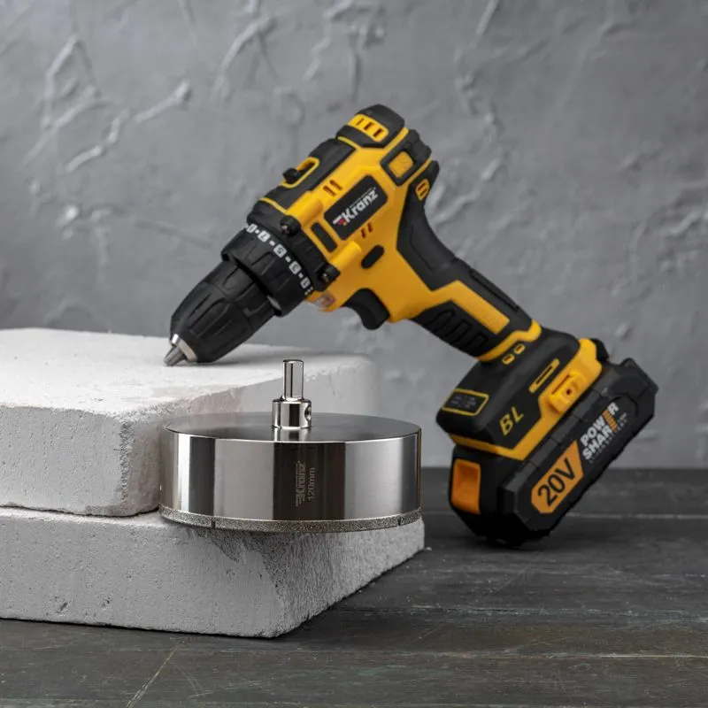 Коронка алмазная 120мм по керамограниту с центровочным сверлом KRANZ - Фото 2