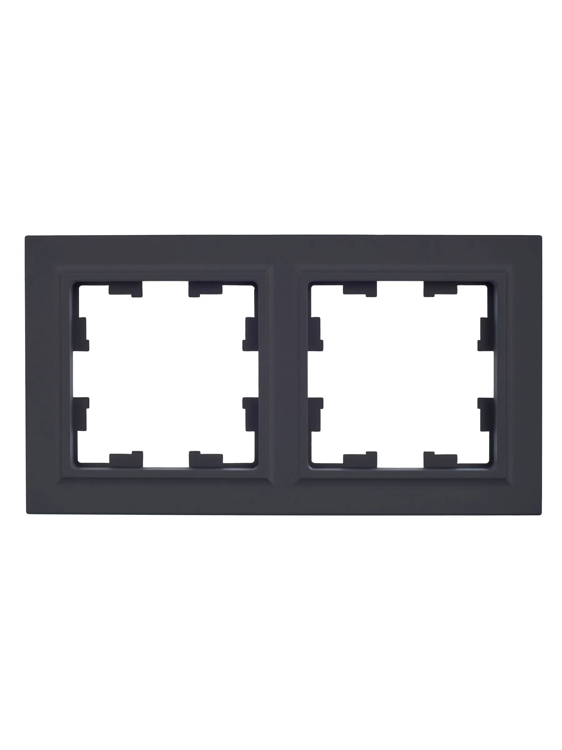 BRITE Рамка 2-местная РУ-2-БрГ графит IEK - Фото 6