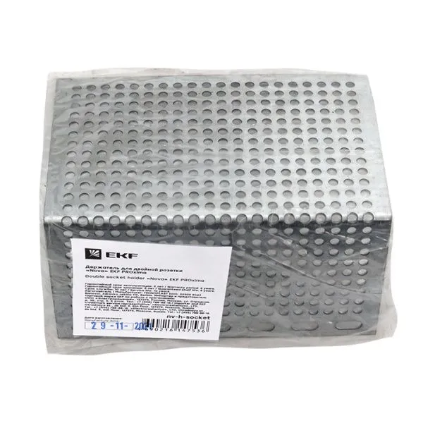 Держатель для двойной розетки "Nova" EKF - Фото 2