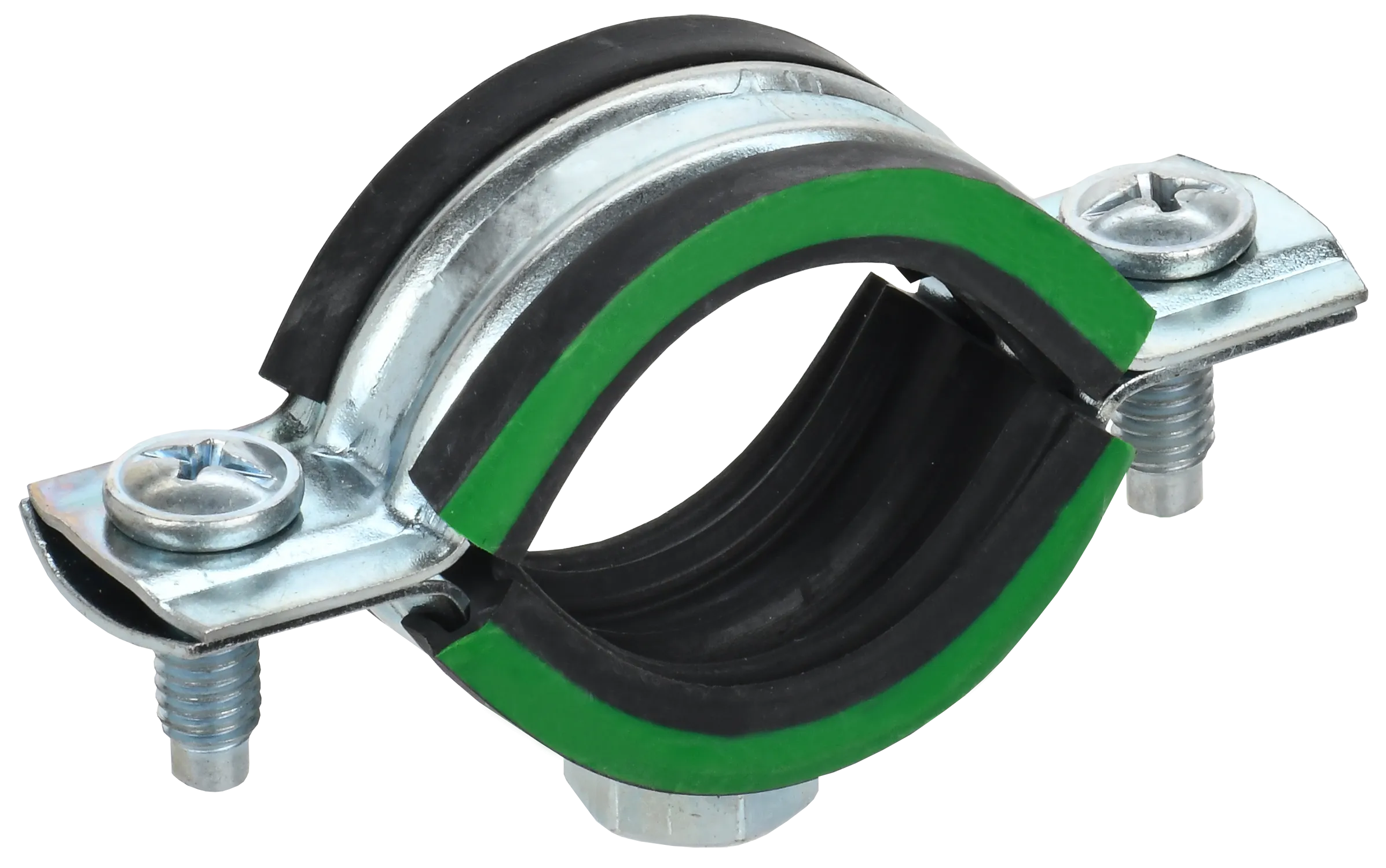 ELASTA Скоба металлическая двухкомпонентная с резиновым уплотнителем d=11-15мм IEK