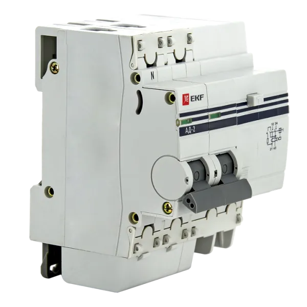 Диф. автомат 2Р 6А 30мА тип АС х-ка C эл. 4,5кА АД-2 EKF - Фото 7