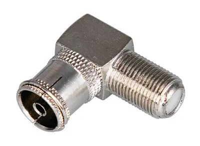 Переходник угловой гнездо F – гнездо TV REXANT