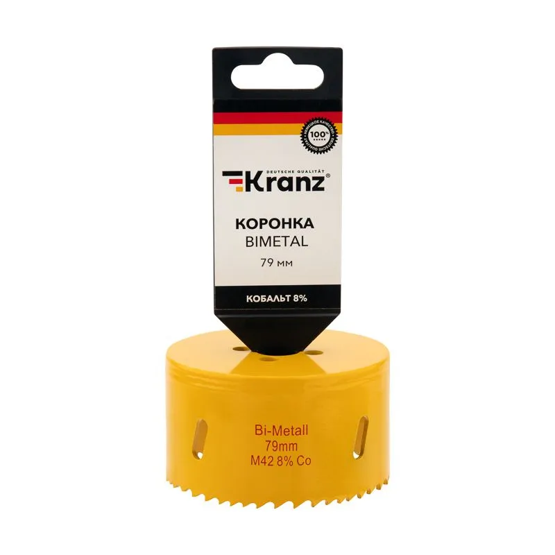 Коронка Bimetal 79мм KRANZ - Фото 3