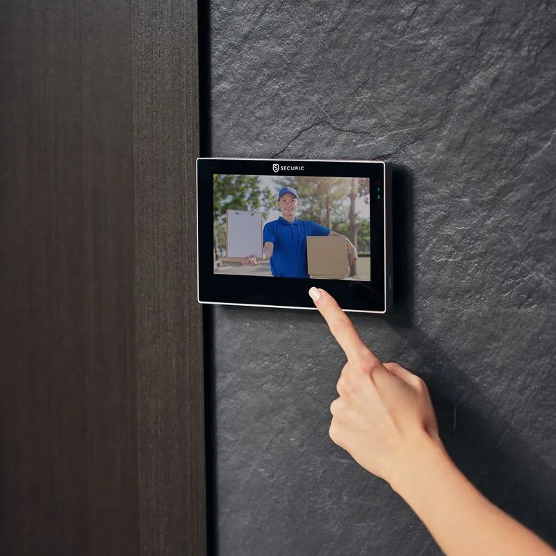 Цветной монитор  видеодомофона 7" формата AHD, с сенсорным экраном, детектором движения, функцией фото- и видеозаписи  (модель AC-338) - Фото 2