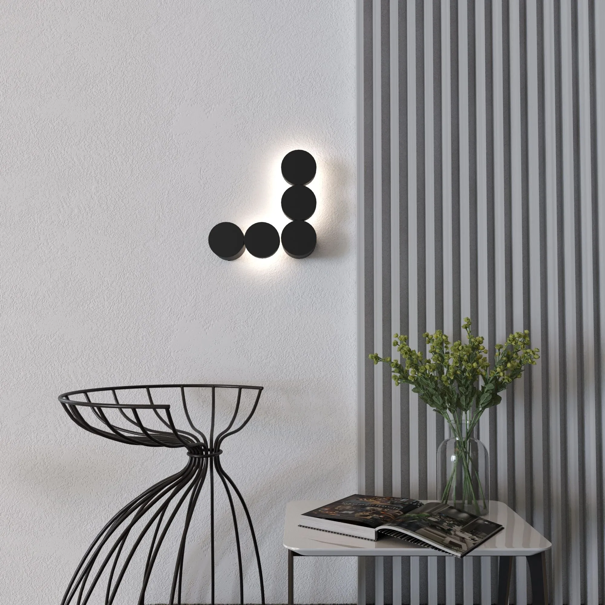 Светильник настенный светодиодный Brioni LED 40130/LED черный Elektrostandard - Фото 2