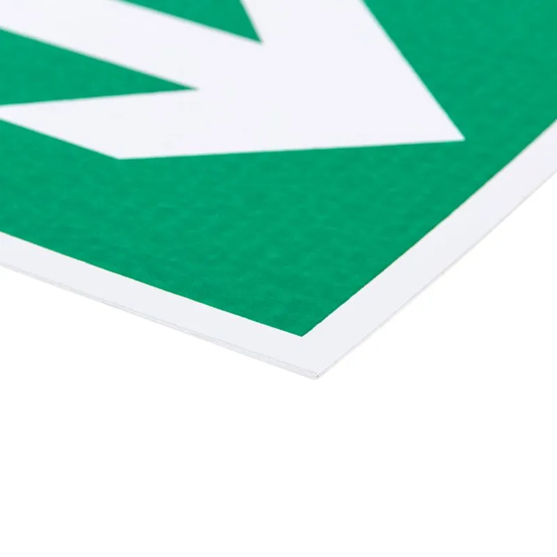 Табличка ПВХ эвакуационный знак «Направляющая стрелка» 200х200 мм REXANT - Фото 2