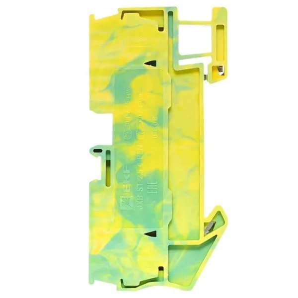 Колодка клеммная пружинная JXB-ST-2.5 4 вывода земля EKF - Фото 6