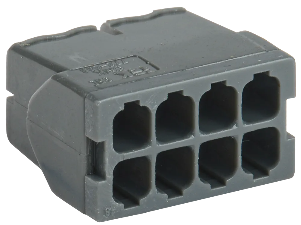 Строительно-монтажная клемма СМК 772-248 компактная с пастой (4шт/упак) IEK