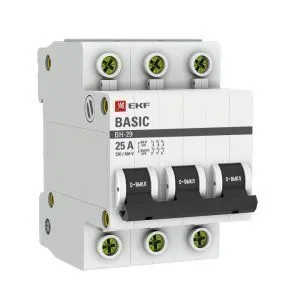 Выкл. нагрузки 3P 25А ВН-29 Basic SL29-3-25-bas