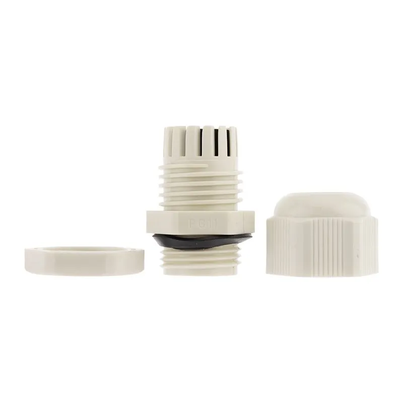 Кабельный ввод PG-11 (5-10 мм) серый (в упак. 2шт) - Фото 4