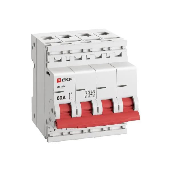 Выкл. нагрузки ВН-125N 4P 80А PROXIMA EKF - Фото 2