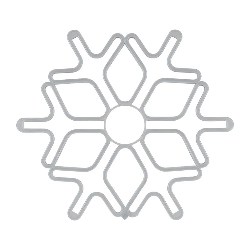 Фигура Снежинка из гибкого неона, 60х60 см, цвет свечения синий NEON-NIGHT - Фото 2