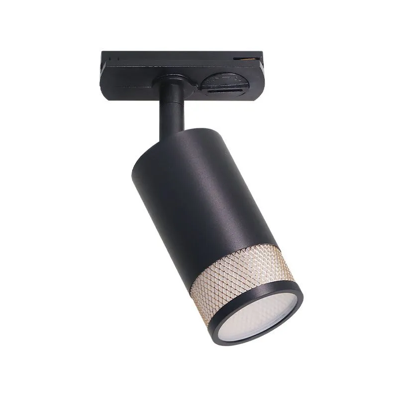 Трековый светильник WOLTA WTL-GU10/12BG Rete под лампу GU10 IP20 Черный/золото Φ55*175*85mm