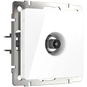 ТВ-розетка оконечная (белый) Werkel W1183001