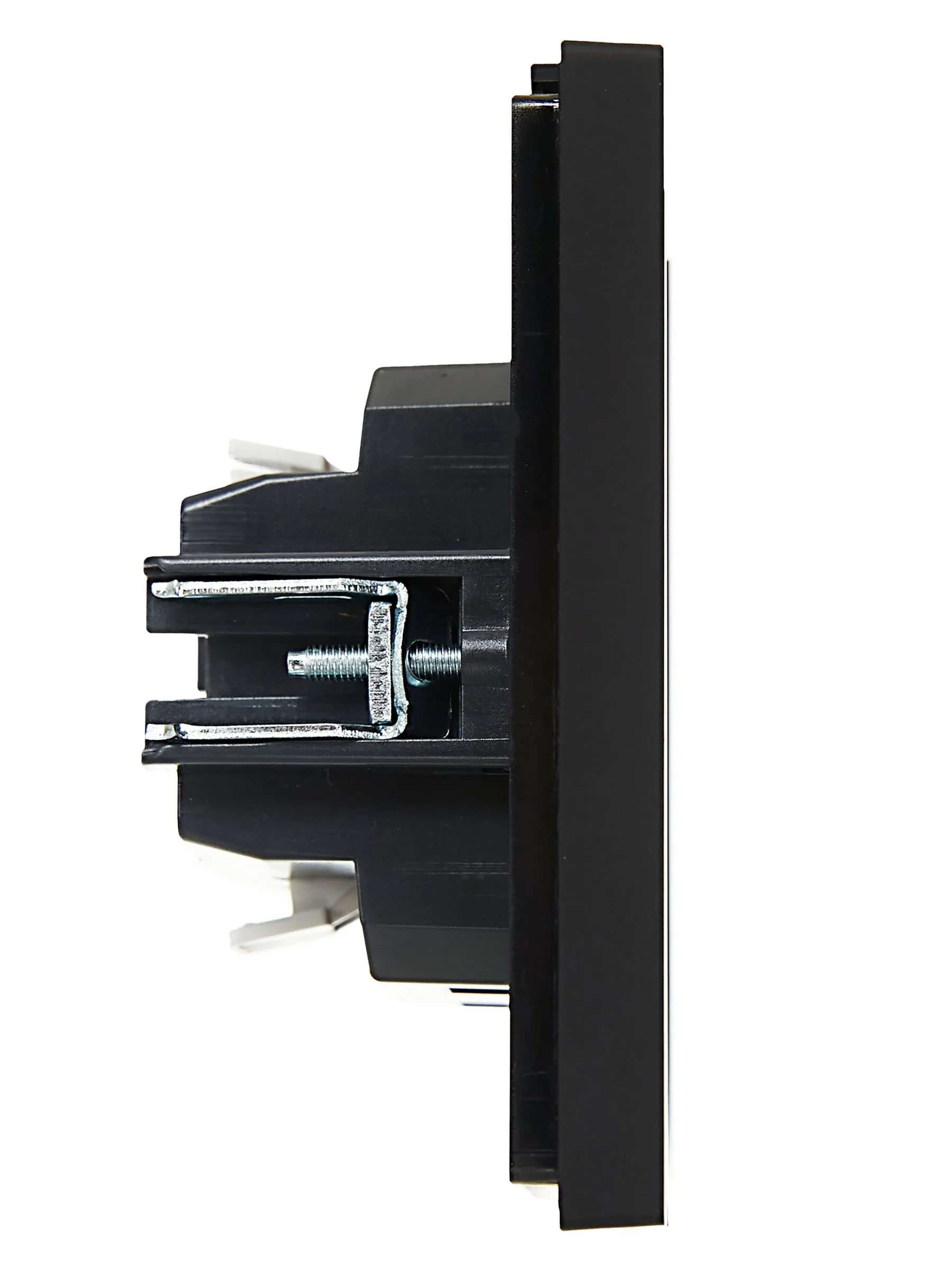 FORTE&PIANO Выключатель 1-клавишный проходной с индикацией 10А FP104 черный IEK - Фото 4