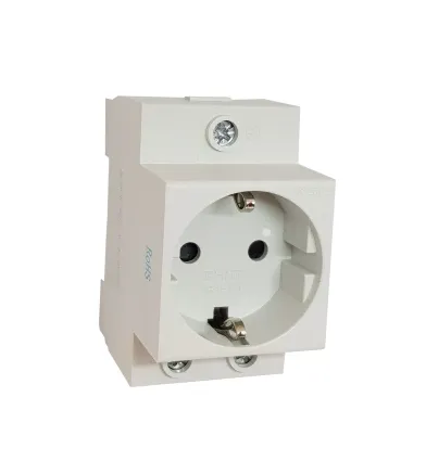 Розетка AC30-111 с заземляющим контактом на DIN-рейку 775001