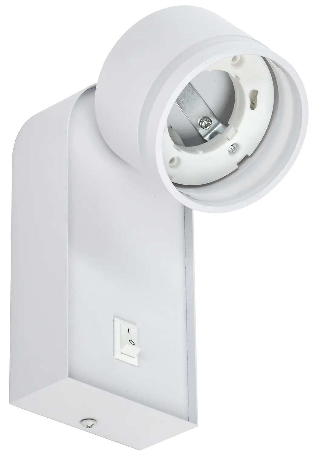 LIGHTING Светильник 4035 накладной настенный под лампу GX53 белый IEK LT-UBB0-4035-GX53-1-K01