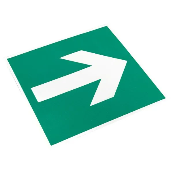 Знак наклейка E02-01 "Направляющая стрелка" (200х200) EKF - Фото 2