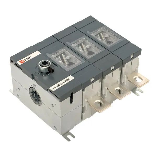 Рубильник 160A 3P без рукоятки управления TwinBlock EKF - Фото 4