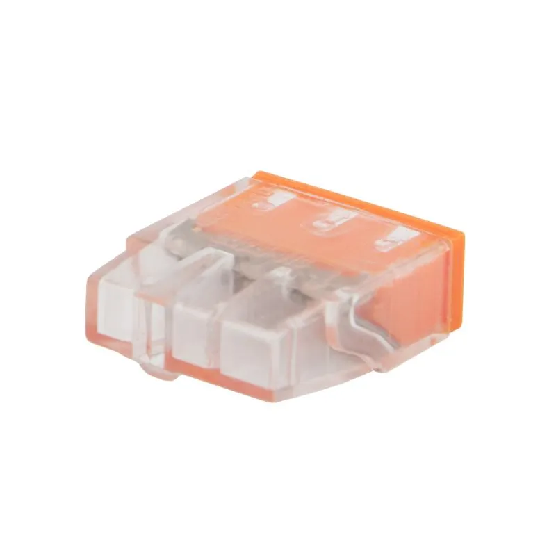 Экспресс-клемма REXANT СМК 2273-203, 3-проводная 0.5-2.5 мм², прозрачная, блистер (20 шт./уп.) - Фото 2