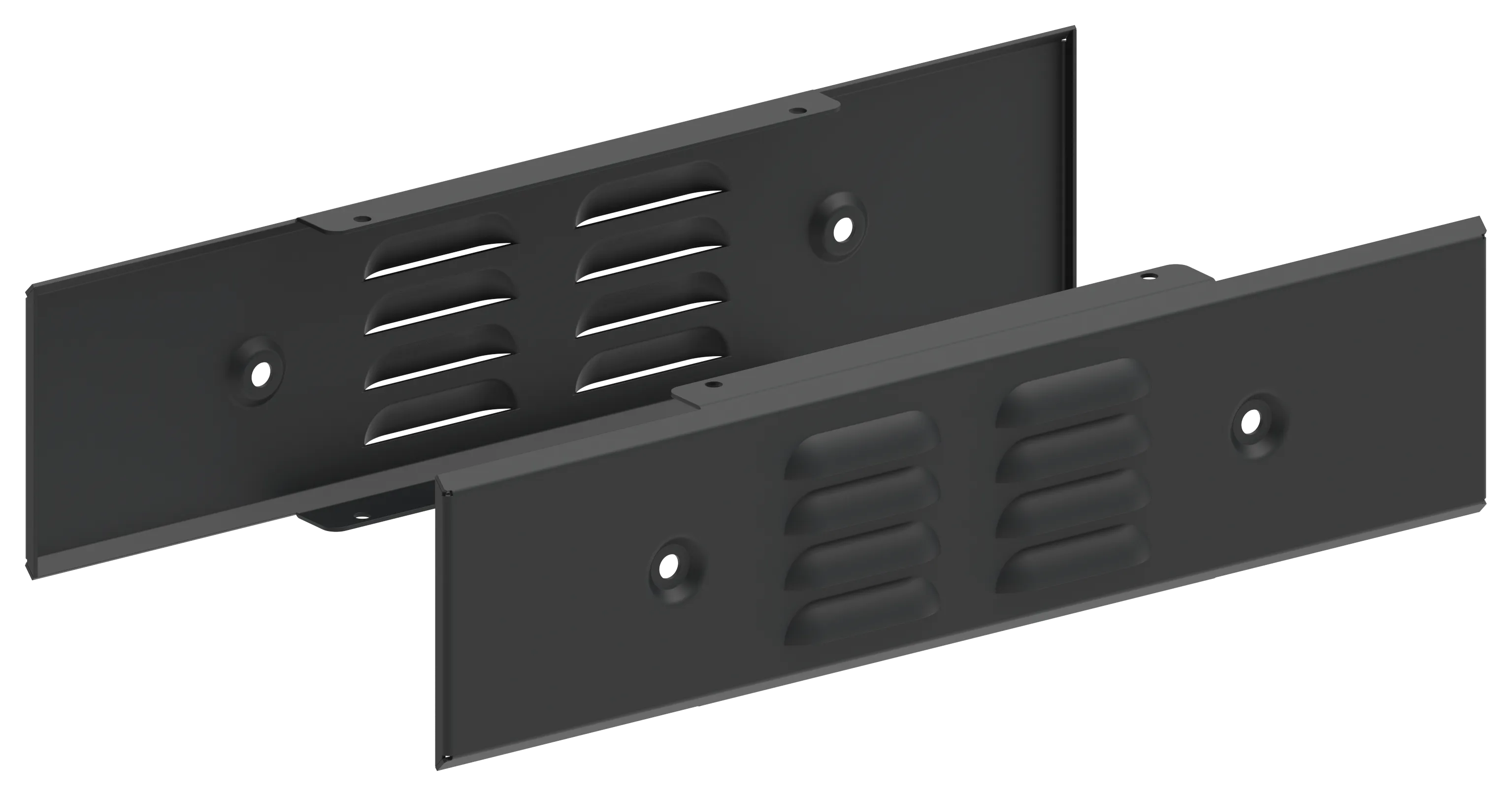 FORMAT Панель цоколя вентилируемая 100х400мм RAL7021 (2шт/компл) IEK