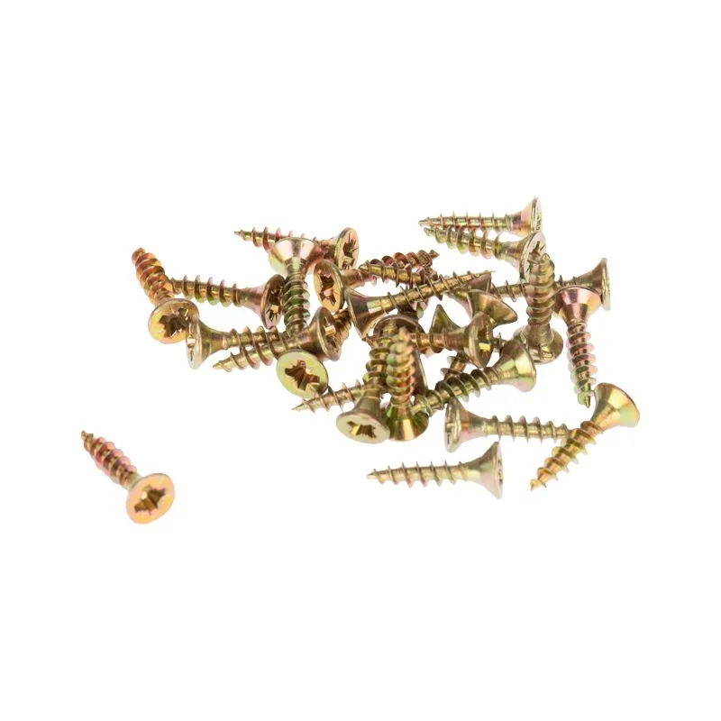 Саморез универсальный 3,5х16 мм, желтый цинк, пакет (1000 шт/уп) KRANZ - Фото 5