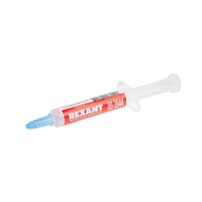 Силиконовое масло, ПМС-60000 (Полиметилсилоксан), 2мл, шприц, «Демпферное» REXANT 09-3944
