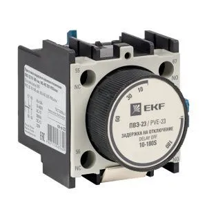 Приставка выдержки времени отключения ПВЭ-23 10-180сек NO+NC EKF ctr-st-23