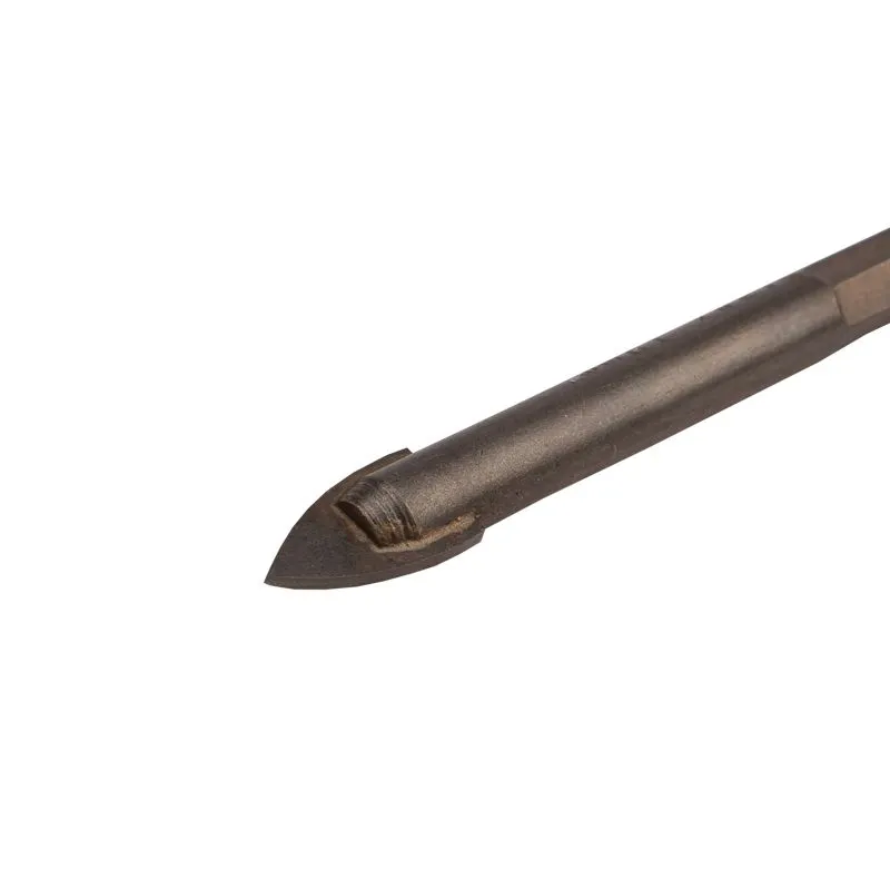 Сверло по стеклу и керамике10 мм, 2 грани, шестигранный хвостовик Kranz - Фото 4