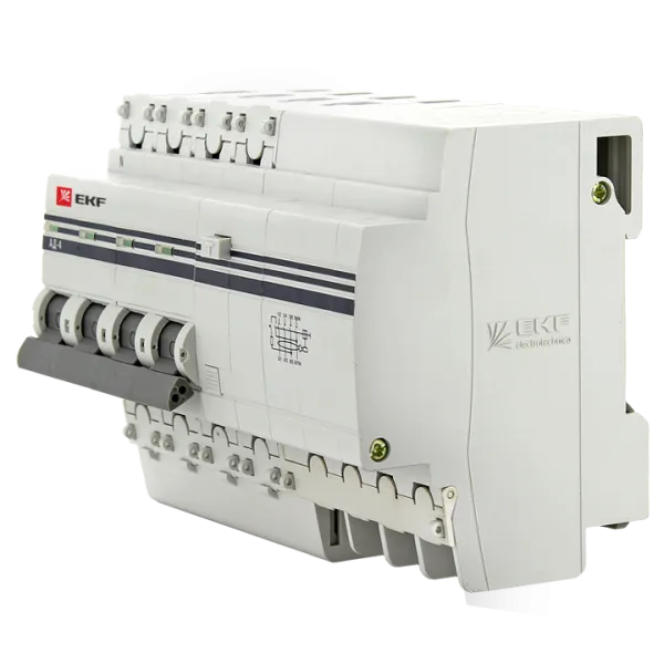 Диф. автомат 4P 63А 30мА тип АС х-ка C эл. 4,5кА АД-4 EKF - Фото 6