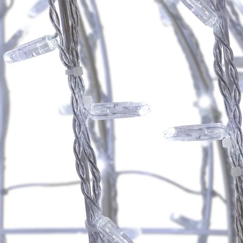 Шар светодиодный 230V, диаметр 50 см, 200 светодиодов, эффект мерцания, цвет белый NEON-NIGHT - Фото 2